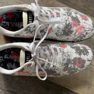 NOBULL PROJECT training sneaker unisex men sz 10 women 11.5 White Cactus Blossom